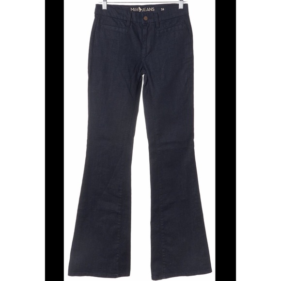 M.I.H. JEANS Blue Mid Rise Flare Jeans - Picture 4 of 5